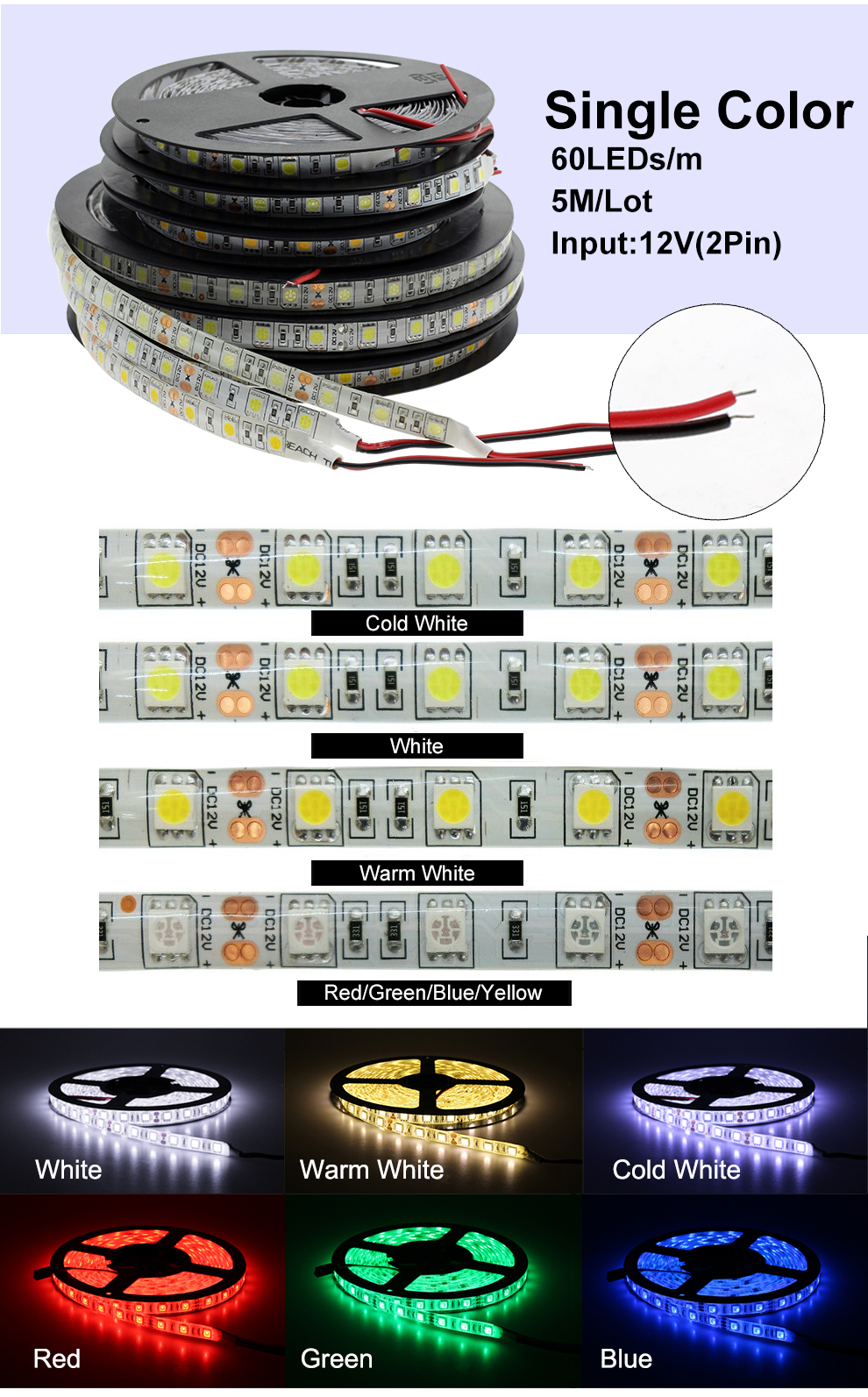 Flexible RGB RGBW LED Strip