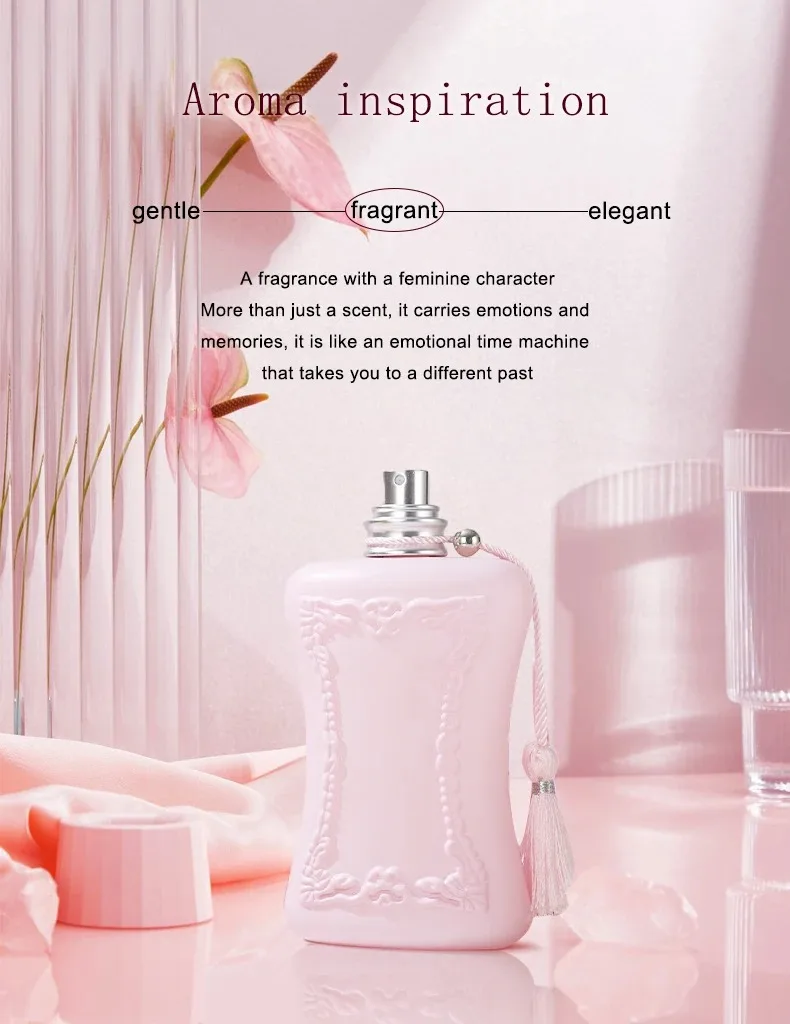 Women's Perfume Original Perfume Female Long Lasting Floral Fragrance Spray Pheromone Perfumes Women Gift 75ml Eau De Toilette